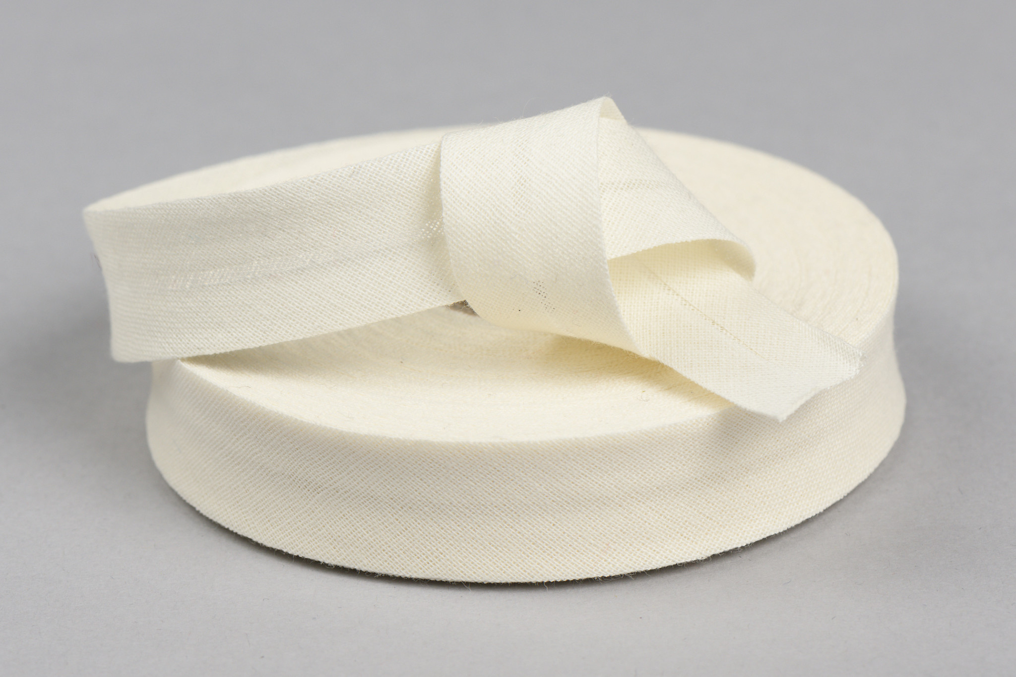 Katoenen Biaisband 20 mm Ecru – Makkelijk & Veelzijdig