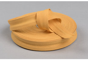 Biaisband Katoen Camel 20mm