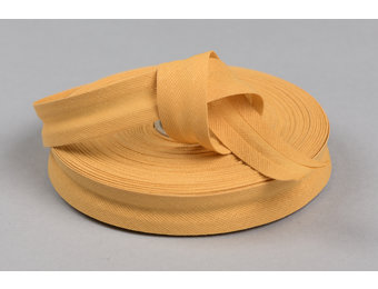 Biaisband Katoen Camel 20mm