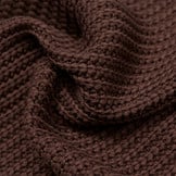 Gebreide stof, Big Knit Cable Bruin
