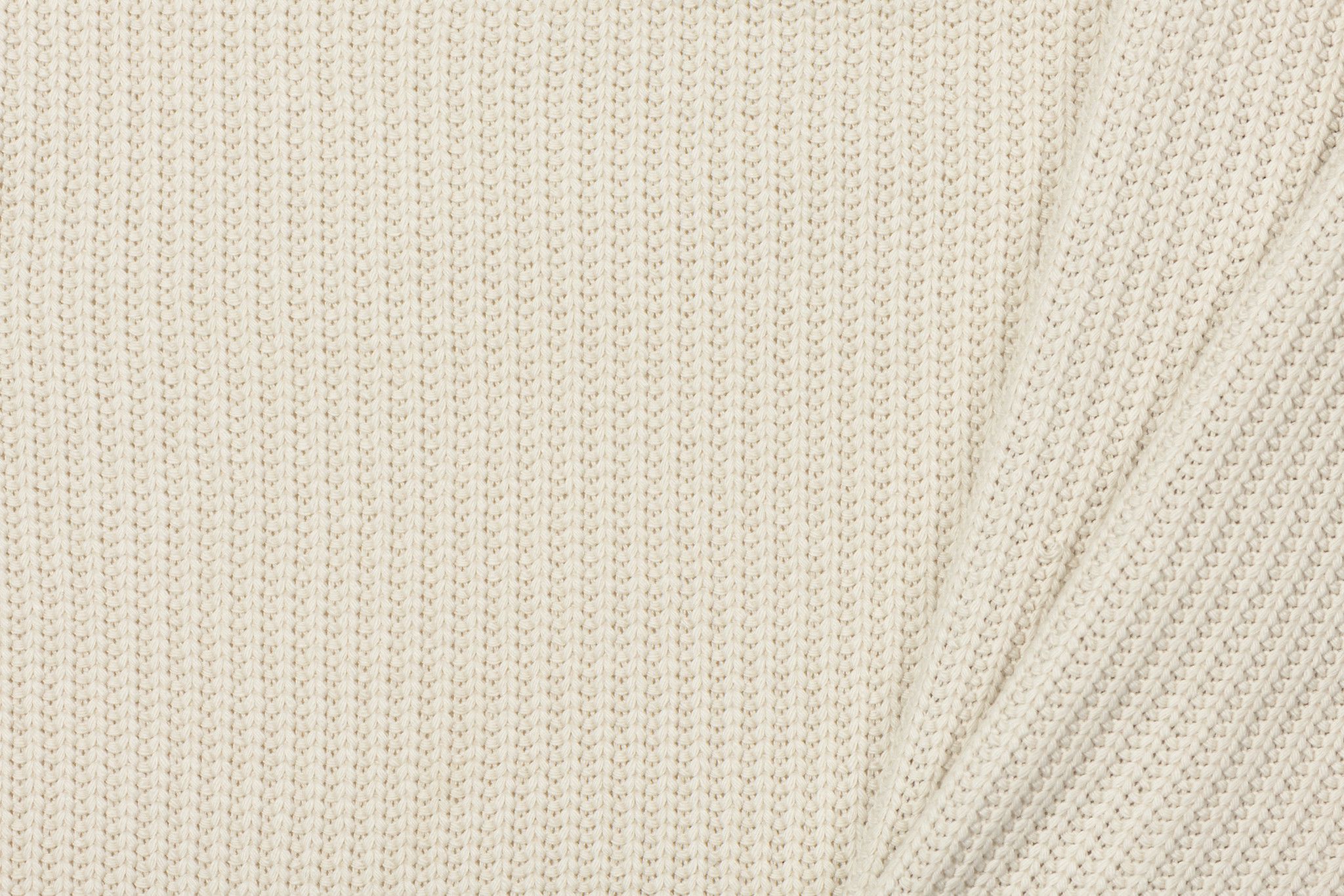 Gebreide stof, Big Knit Naturel Beige