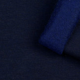 Joggingstof Melange Black Yarn Navy
