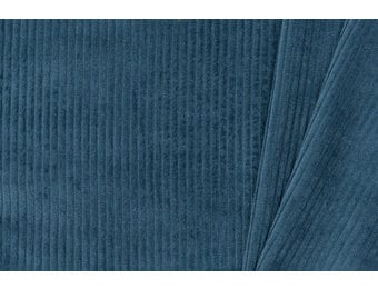 Brede Ribcord Katoen Petrol