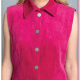 Brede Ribcord Katoen Antiek Rose