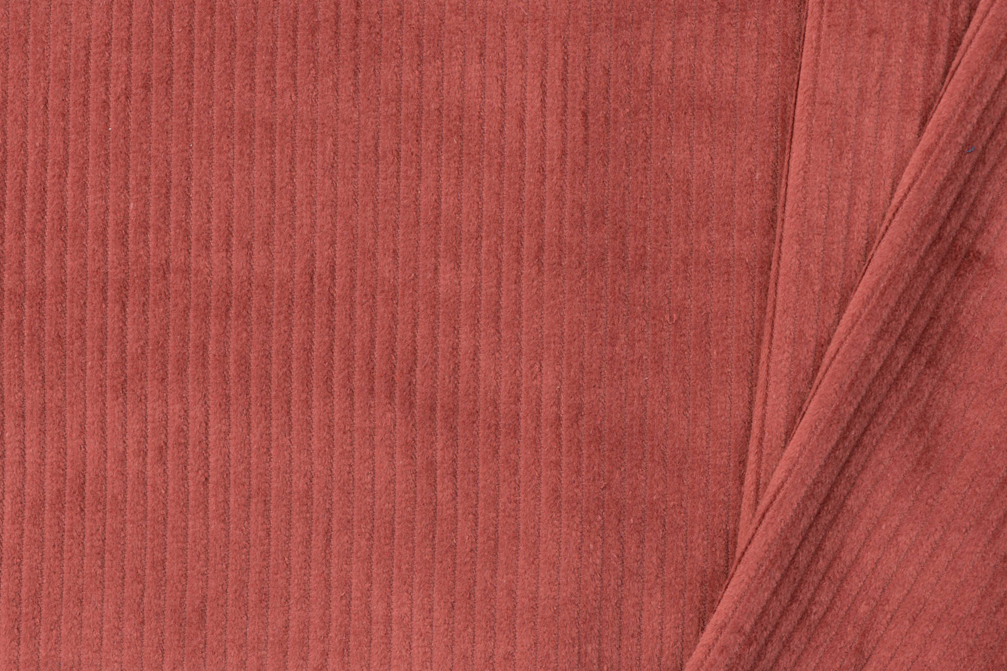 Brede Ribcord Katoen Antiek Rose