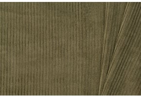 Brede Ribcord Katoen Olijf