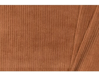 Brede Ribcord Katoen Cognac