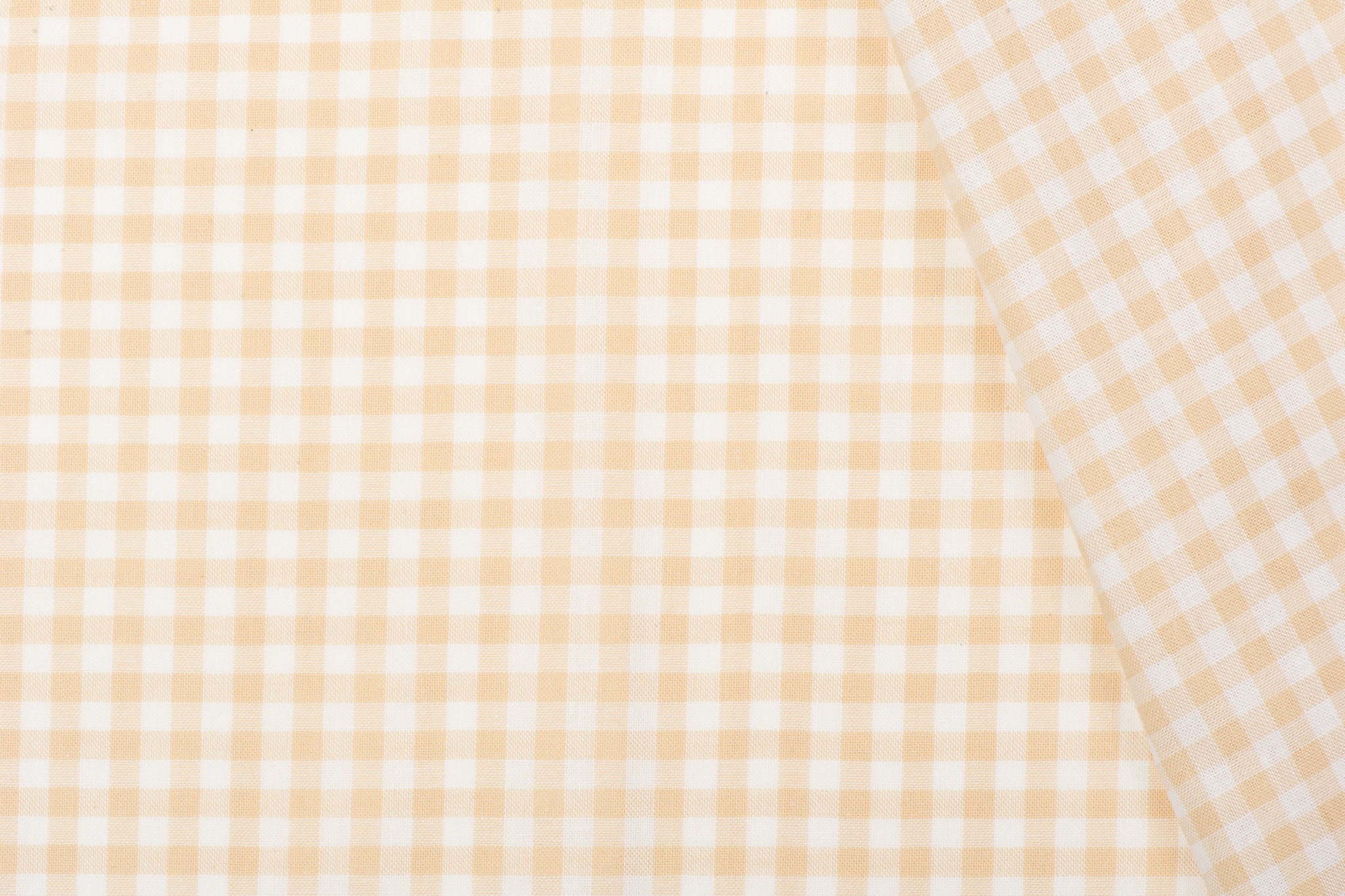 Boerenbont ruit stof, creme 5 mm