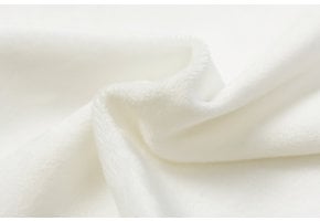 Minky Fleece Plain Ecru