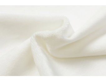 Minky Fleece Plain Ecru