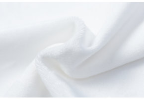 Minky Fleece Plain Wit