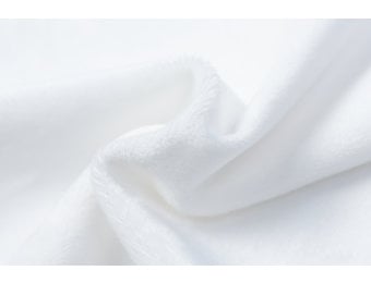 Minky Fleece Plain Wit