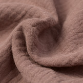 Hydrofiel Stof Kastanje – Zacht, Ademend en Duurzaam