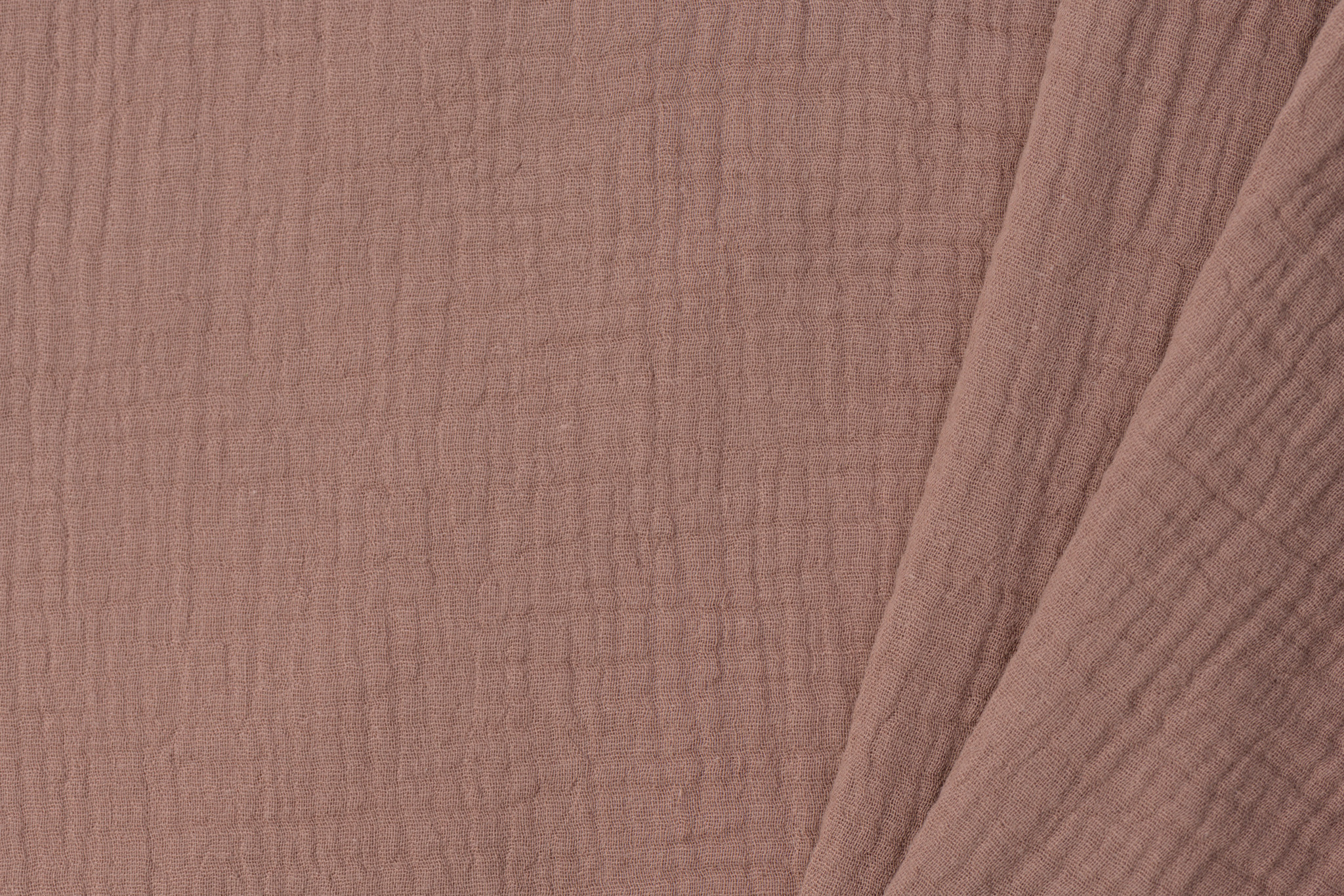 Baby Cotton / Mousseline Uni / Effen Dark Clay