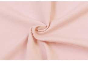 Organic French Terry Stof Zacht Roze