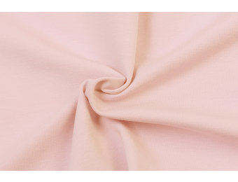 Organic French Terry Stof Zacht Roze