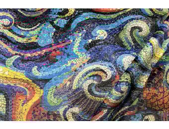 Fluweel velvet mozaïek