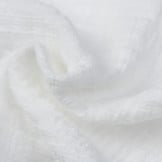 Baby cotton mousseline met linnen effect ecru