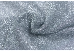 Lurex glitter zilverblauw