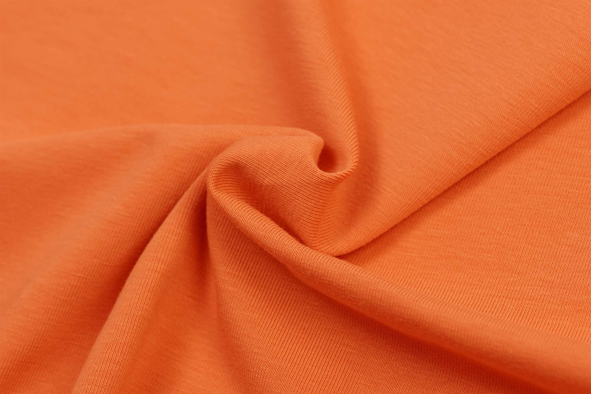 Organic Jersey Uni / Effen Oranje