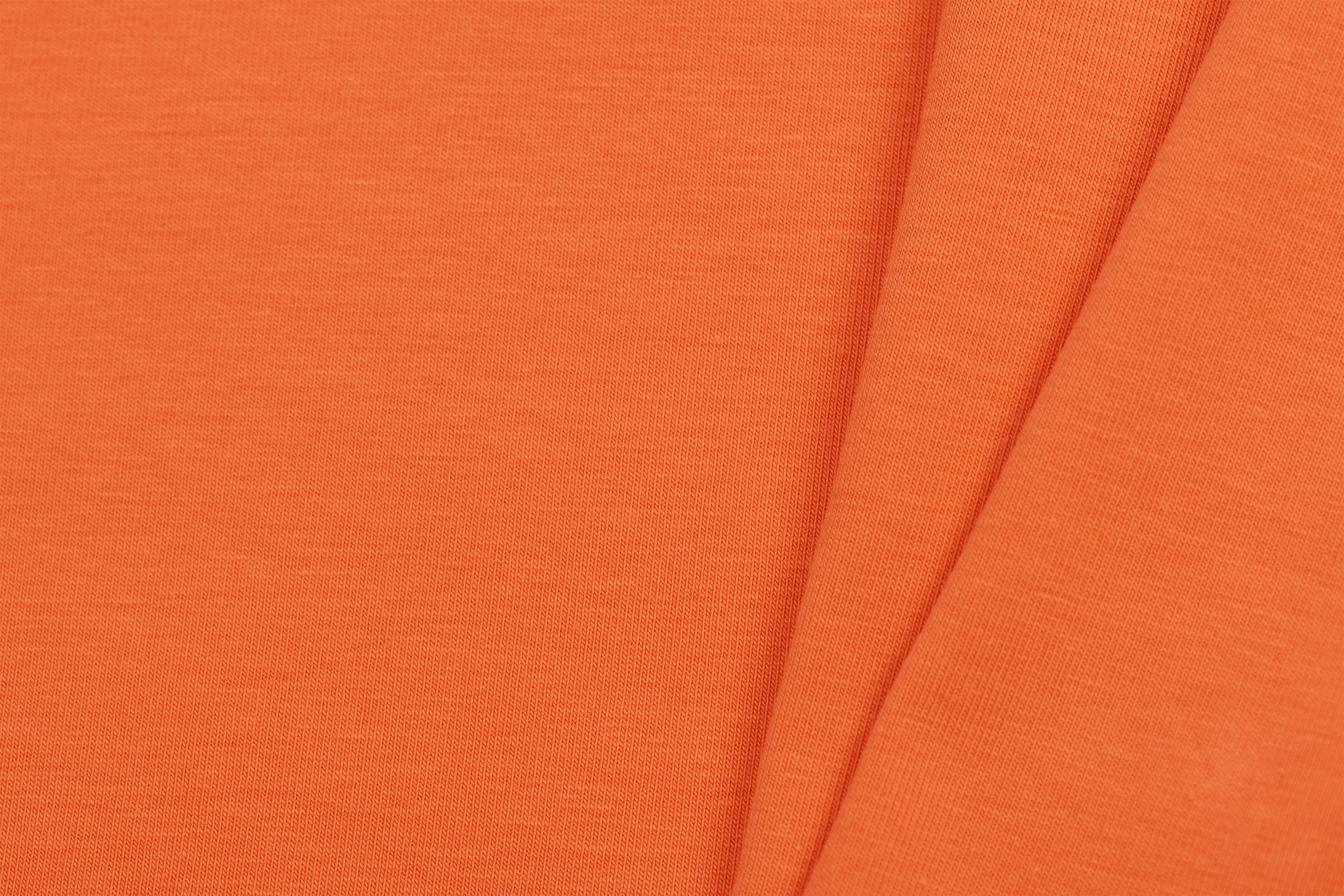 Organic Jersey Uni / Effen Oranje
