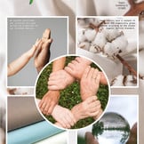 Organic Jersey Uni Kobaltblauw