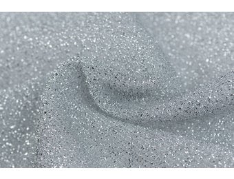 Lurex glitter zilver
