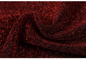 Lurex glitter rood
