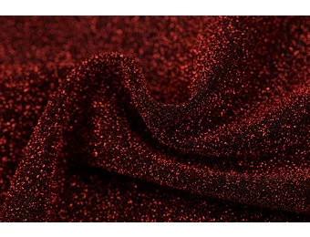 Lurex glitter rood