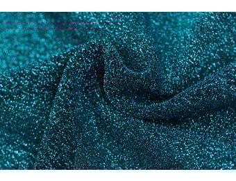 Lurex glitter turquoise