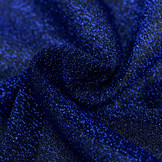 Lurex glitter blauw