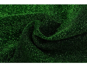Lurex glitter groen