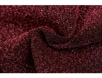Lurex glitter donker roze