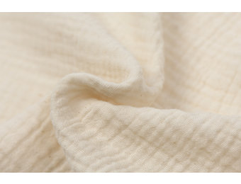 Baby Cotton – Mousseline Stof Bio Naturel Ongebleekt