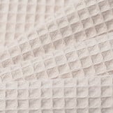 Wafelkatoen Pique Licht Beige