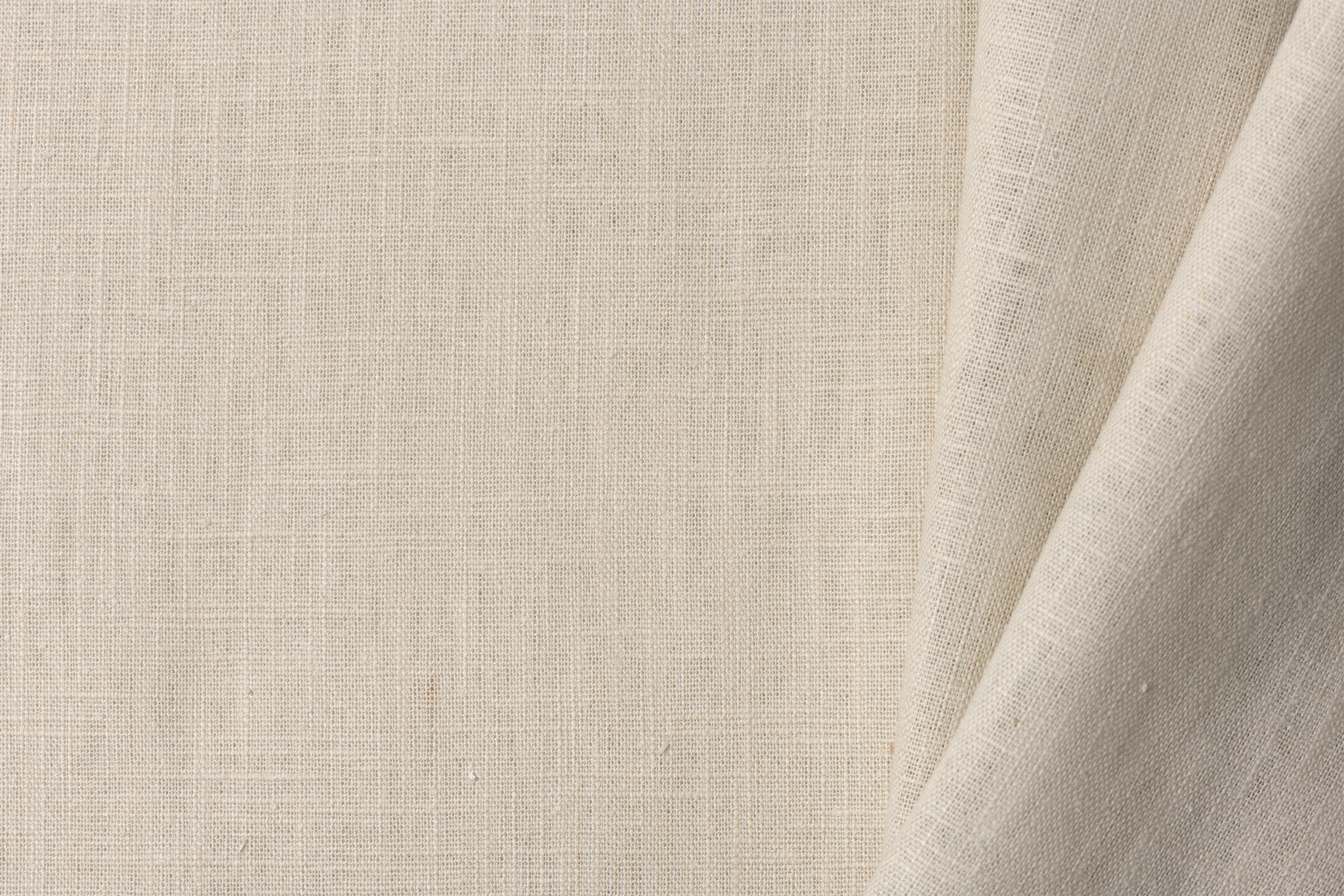 Linnen Stof Licht Beige