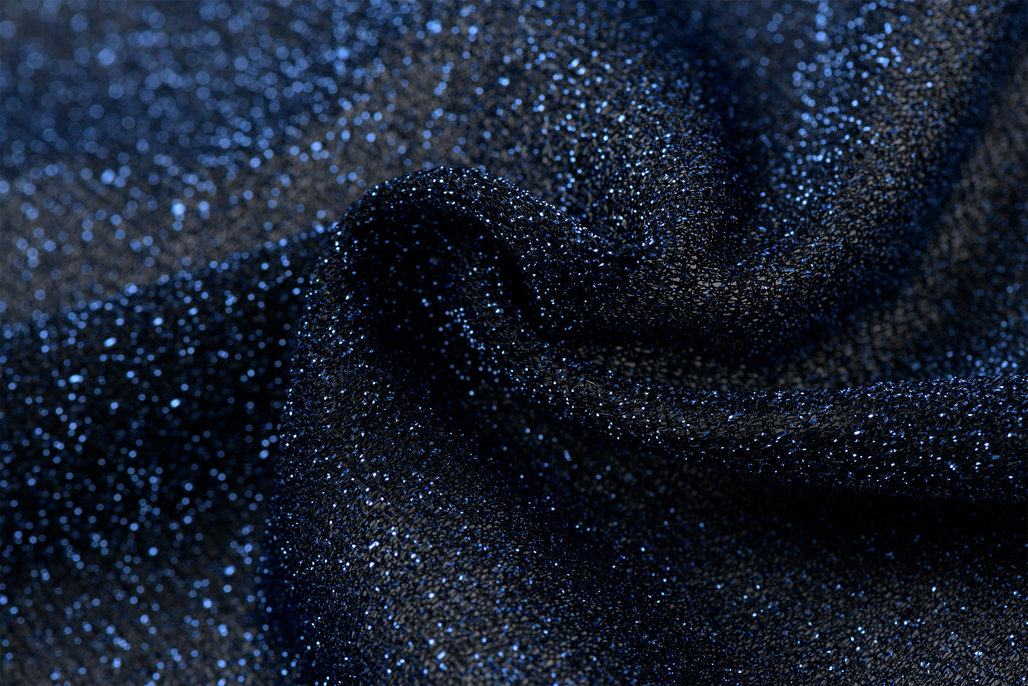 Lurex glitter marine