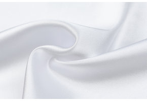Stretch Satijn Wit