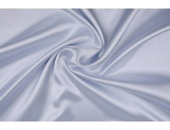 Stretch Satijn Zilver