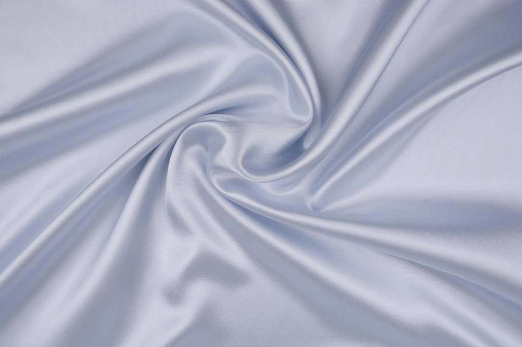 Stretch Satijn Zilver