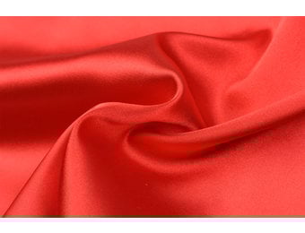 Stretch Satijn Rood
