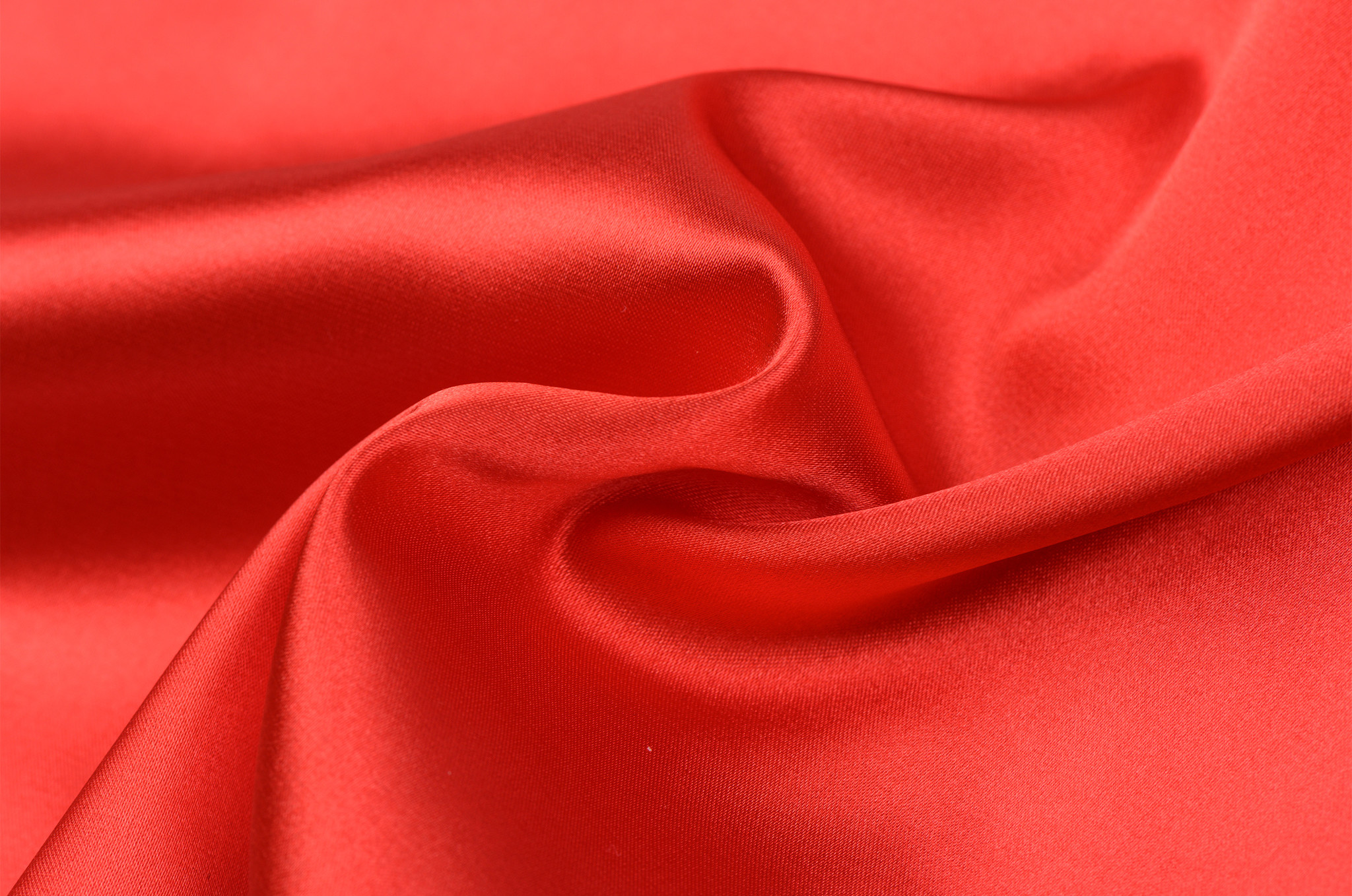 Stretch Satijn Rood
