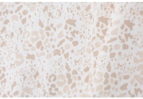 Poplin Katoen Digitale Print - Beige Mini Luipaard