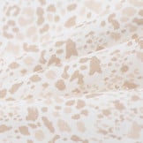 Poplin Katoen Digitale Print - Beige Mini Luipaard