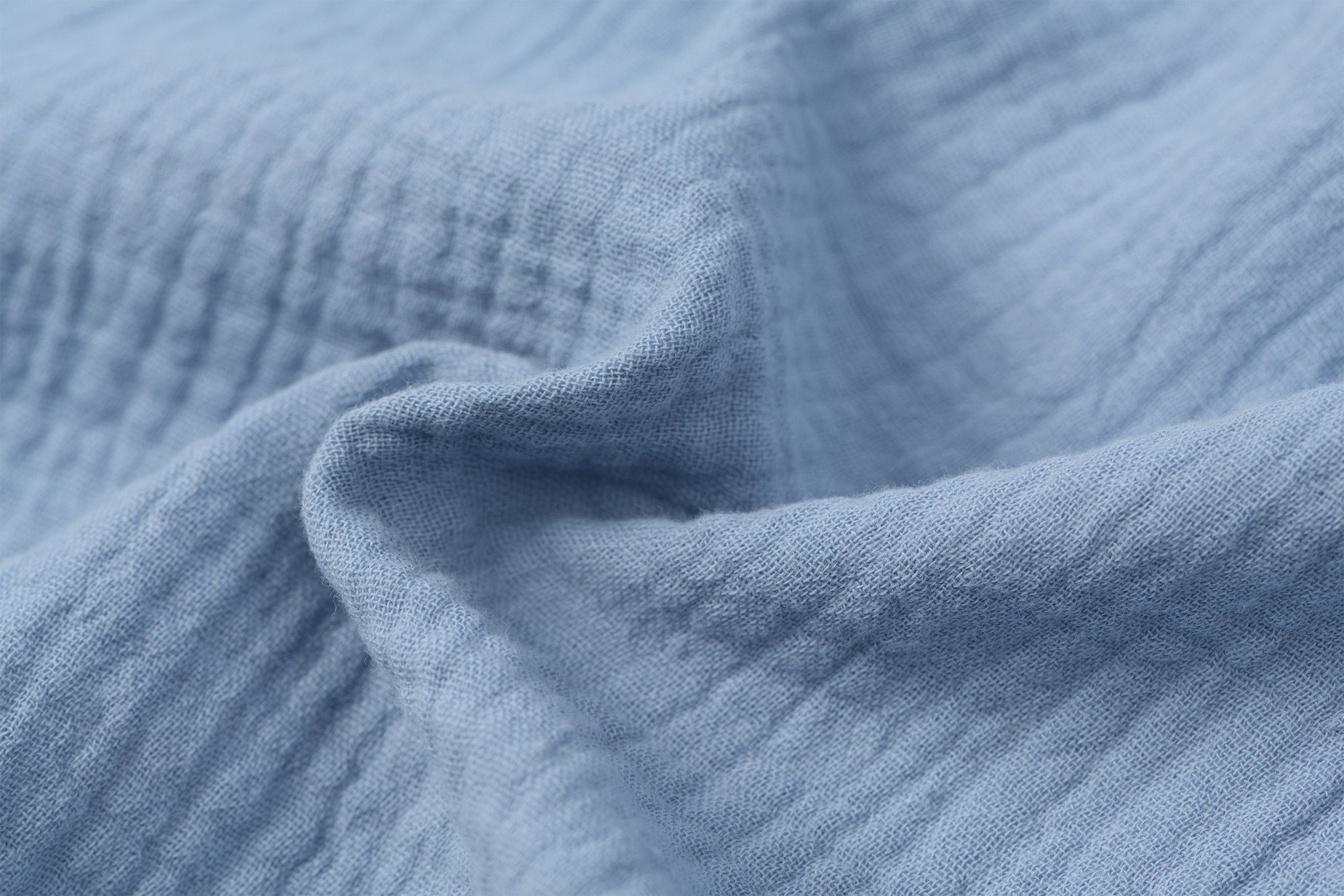 Hydrofiel Stof Baltic Blauw – Zacht, Ademend en Duurzaam