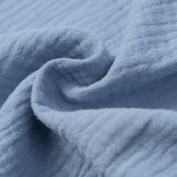 Hydrofiel Stof Baltic Blauw – Zacht, Ademend en Duurzaam