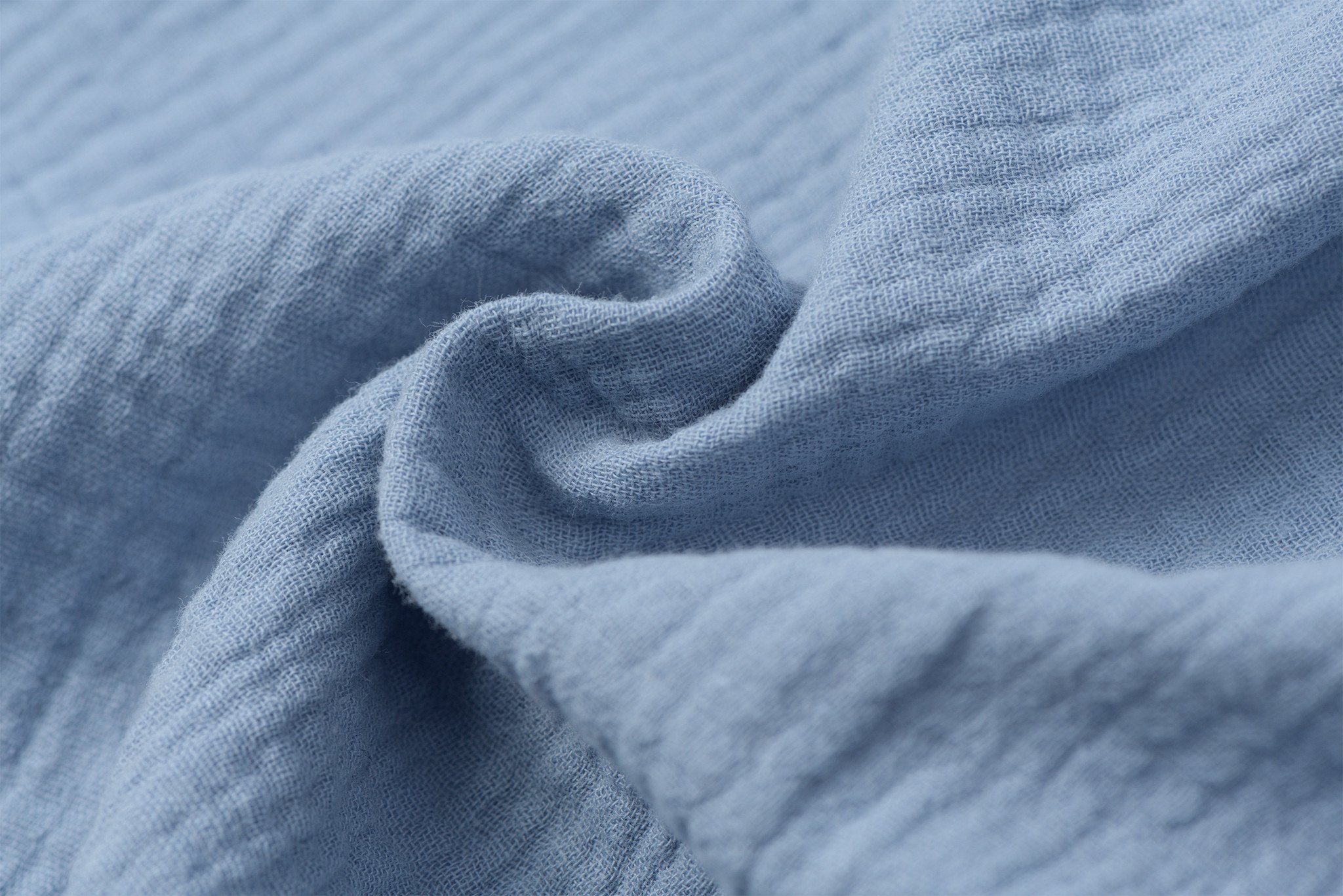 Hydrofiel Stof Baltic Blauw – Zacht, Ademend en Duurzaam