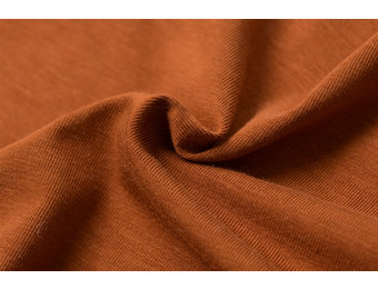 Bamboe Jersey Stof Cognac