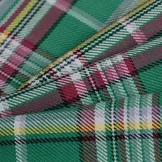 Schotse ruit katoen groen