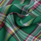 Schotse ruit katoen groen